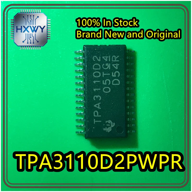 (5/50 pieces) TPA3110D2PWPR TPA3110D2 HTSSOP-28 Class D audio power amplifier chip brand new original in stock.