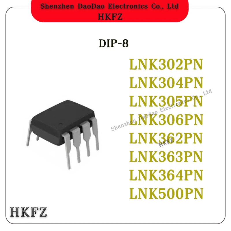 

LNK302PN LNK304PN LNK305PN LNK306PN LNK362PN LNK363PN LNK364PN LNK500PN LNK302 LNK304 LNK305 LNK306 LNK362 LNK363 IC Chip DIP-8