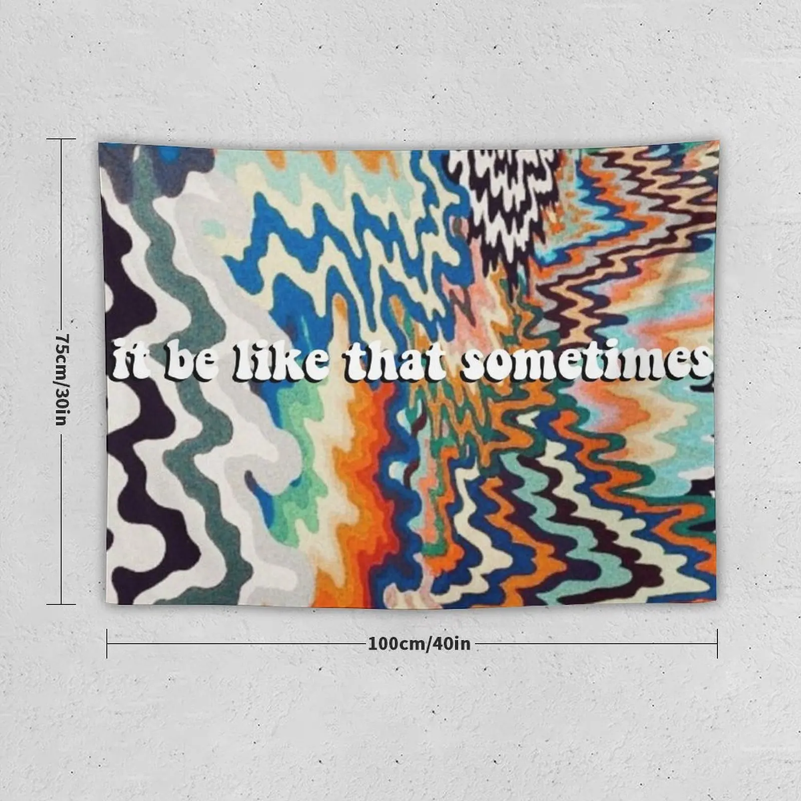 it be like that sometimes Tapestry Tapestry Home Decorations Aesthetic Wall Art Home Decorations Decorative Wall Mural Tapestry