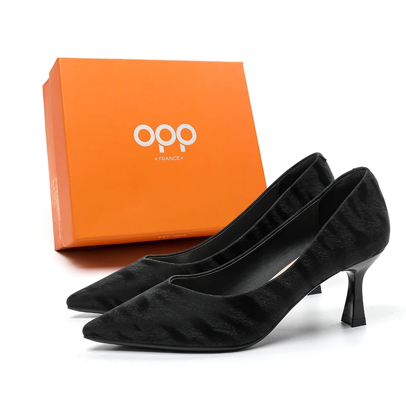 

OPP New Style Women High Heel Shoes Daily Word Comfortable Heel Shoes Luxury Design Heel Shoes