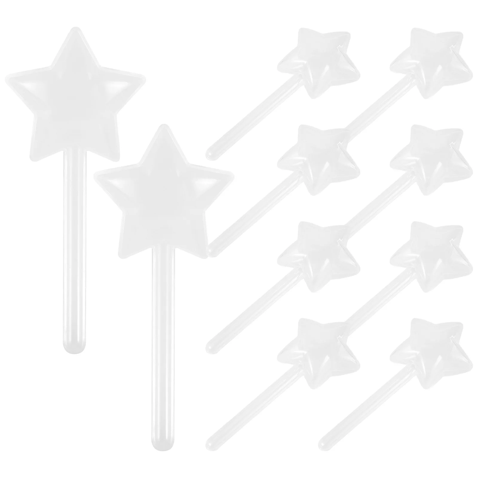 

10Pcs Delicate Star Candy Box Enchanting Fairy Wand Shape Perfect for Festive Party Favors and Gifts Candy Box