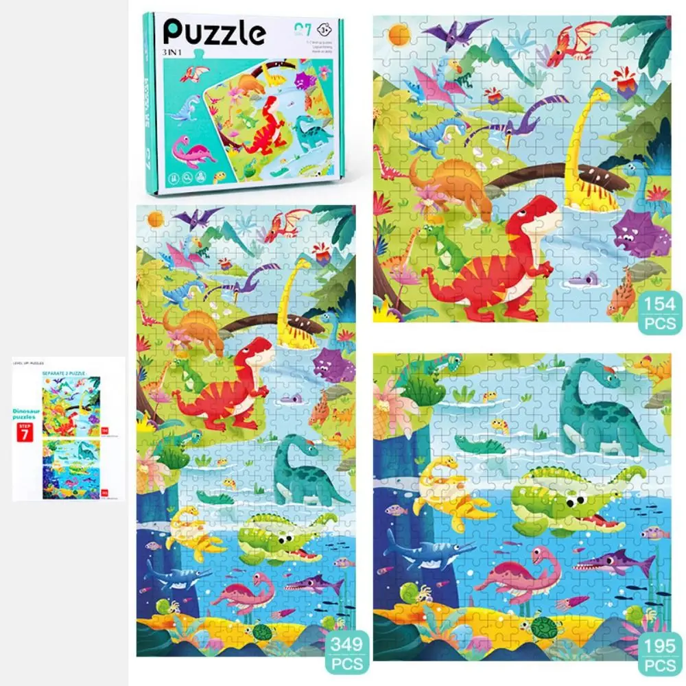 팬더 퍼즐 숲 동물 코끼리 홈 장식 만화 동물 퍼즐 DIY 장난감 빌딩 블록 숫자 퍼즐 어린이