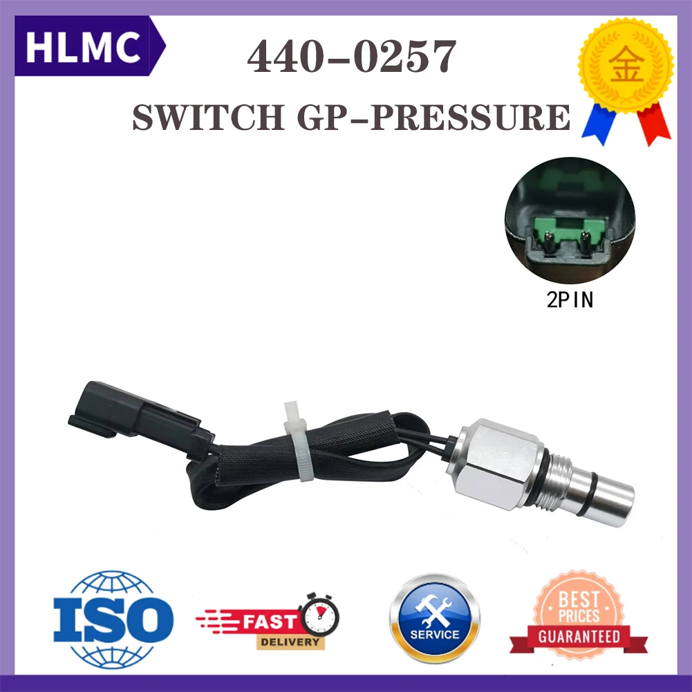 

Construction Machinery Parts E320D2 E320GC Fuel Pressure Differential Sensor 440-0257 4400257