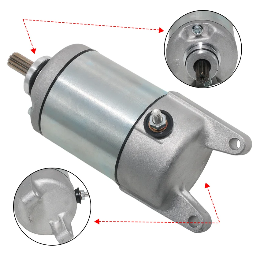 Quad Engine Starter Replacement Spare Part For Kawasaki KLF400 Bayou 400 KVF400 Prairie 400 4X4 ATV Starter Motor 21163‑1208