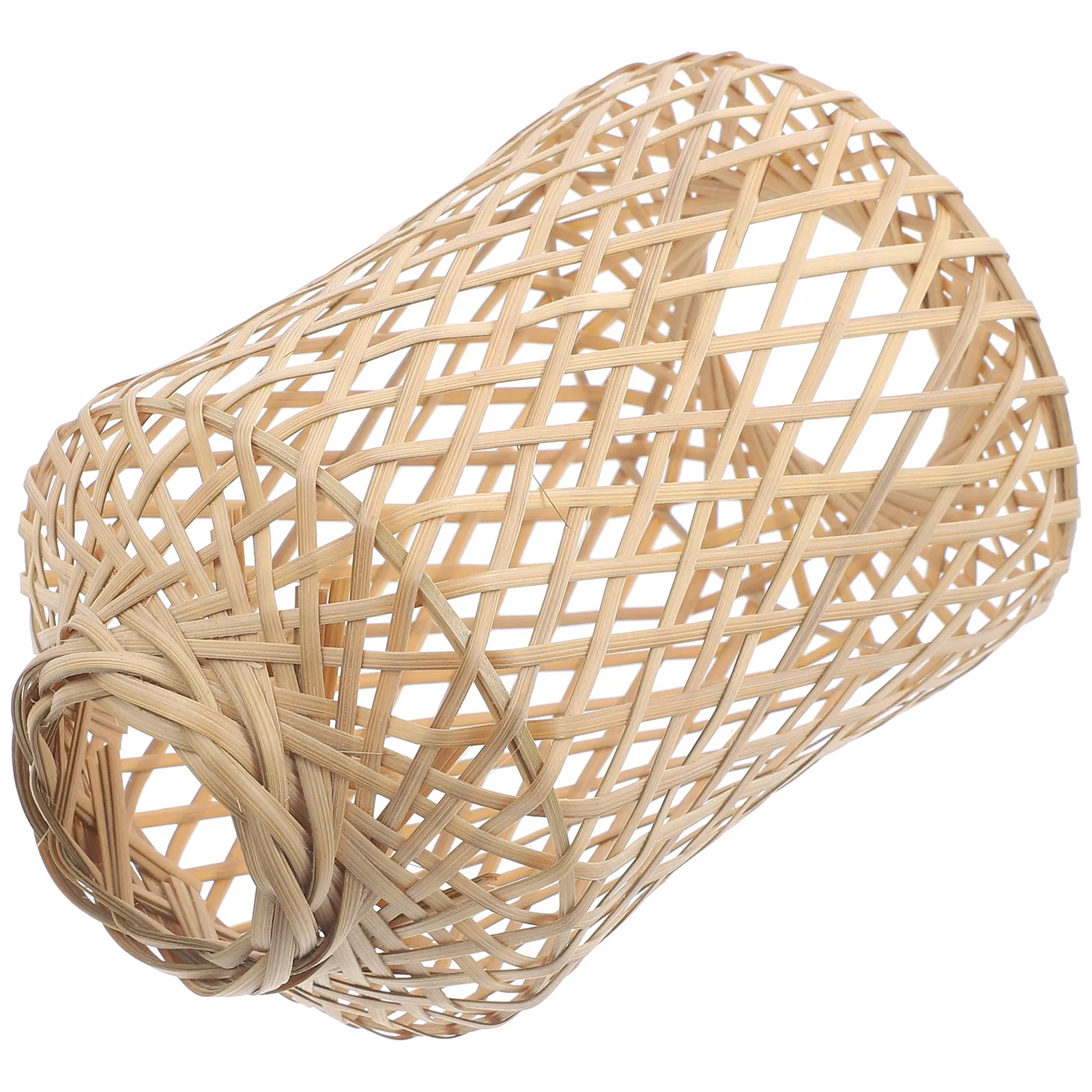 

Bamboo Lampshade Small Size Pendant Cover Woven Light Shades Rustic Retro Bedroom Living Room DIY Handmade Decorative Lantern