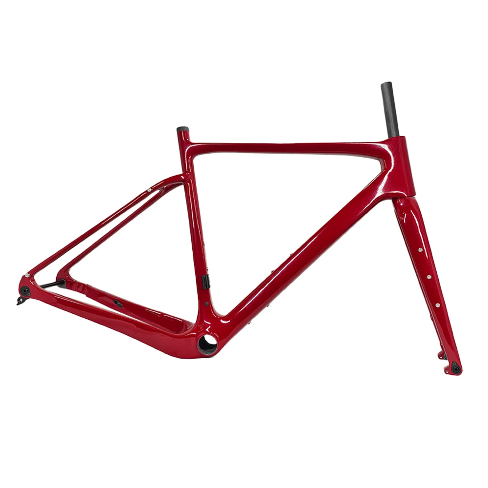 GALANOR Carbon Gravel Frame 700C Bike Frame BB386 Gravel Frame Disc Gravel Bicycle Frameset Carbon frame Metallic Paint Color