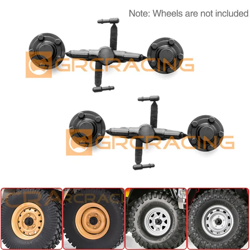 

2 Pcs Of Special Wheel Covers For Grc 1.9-inch Wheels, Wheel Abs Dust Cover, Protective Cover Gax0130z