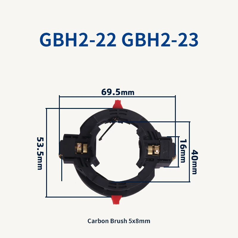 Uchwyt do szczotki węglowej dla Bosch GBH2-22 GBH2-23 GBH2-26 GBH2-28 uchwyt do szczotki węglowej młotek wiertarka udarowa akcesoria