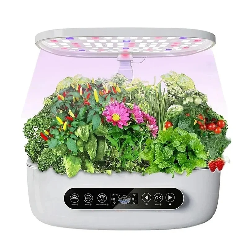 

Indoor Intelligent Herb Hrowing Hydroponic System Kit Home LED Hydroponic Growing System