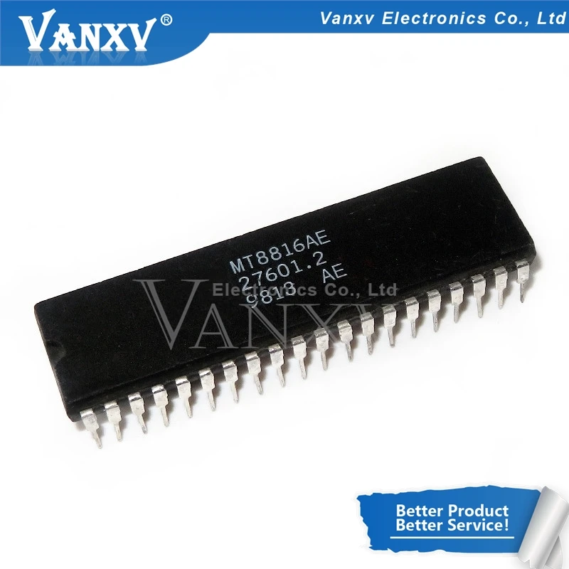 1-20PCS UM6502A UM6502 MT8816AE MT8816 PIC16F887-I/P PIC16F887 R65C02P3 R65C02 INS8040N-11 INS8040 HD6803P HD6803 DIP-40