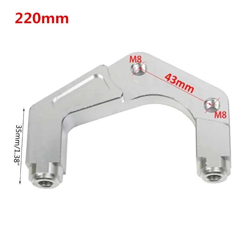 RPM Universal Motorcycle Brake Calipers+200mm/220mm Disc Brake Pump Adapter Bracket For Yamaha Aerox MBK Nitro BWS 100 Jog 50 rr