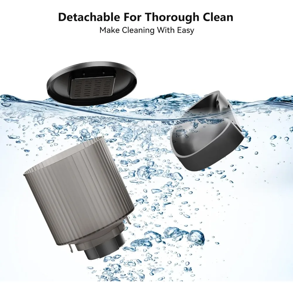 وحدة تغذية أوتوماتيكية للقطط: موزع طعام للقطط بتوقيت 4 لتر قابل للبرمجة 1-6 وجبة للقطط والكلاب الصغيرة والمتوسطة - وحدة تغذية أوتوماتيكية للحيوانات الأليفة سهلة الاستخدام