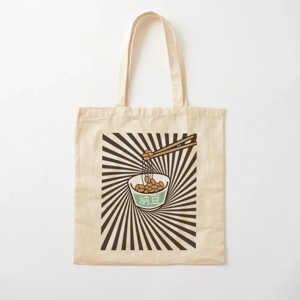 

Natto - Fermented Soybeans Tote Bag Cloth bags tote men's Customizable