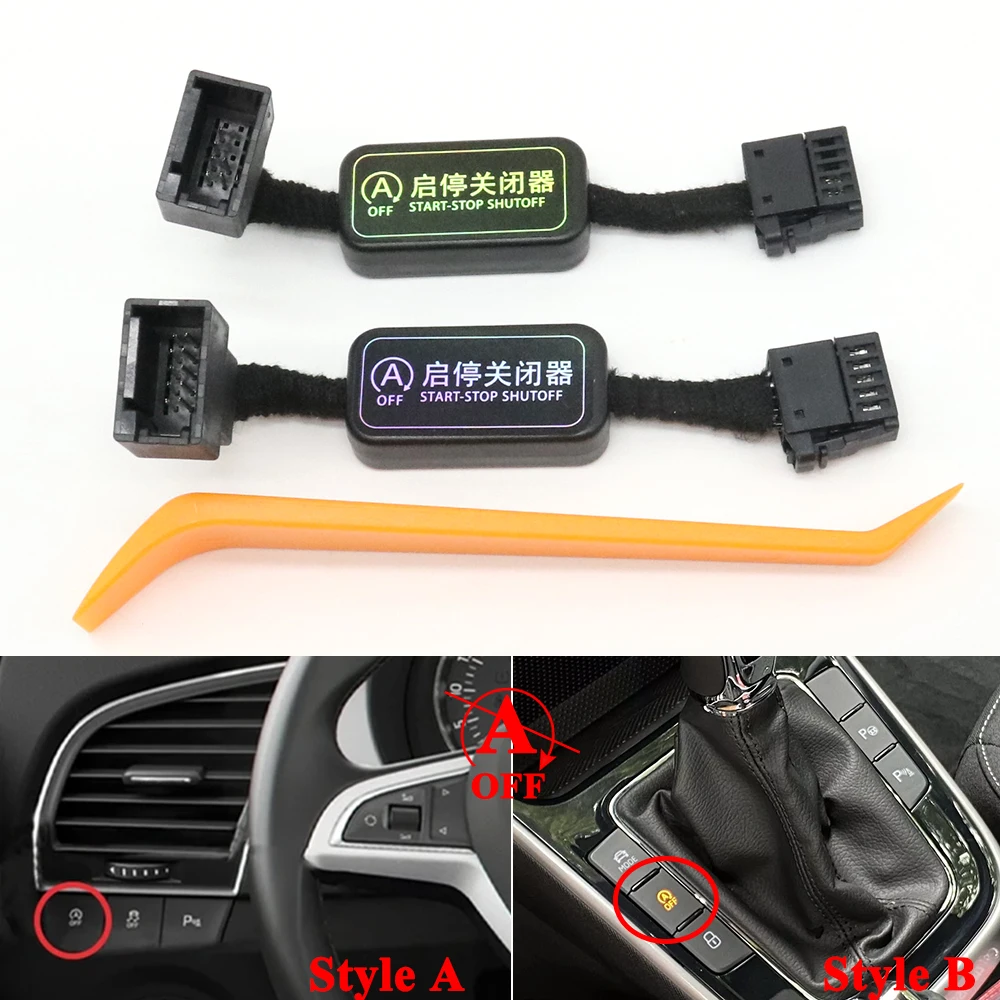Smart Auto Idle Start Stop Eliminator Engine Closer Off Device Delete Canceller Disable Cable Plug For Skoda Fabia 2015-2024