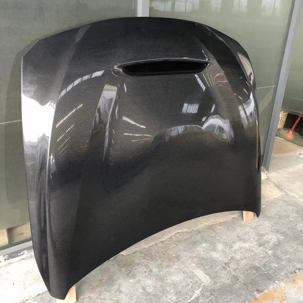 غطاء محرك السيارة من ألياف الكربون لـ F32 F33 F36 4 Series 2013-2020 ترقية GTS نمط ألياف الكربون غطاء محرك السيارة أجزاء الجسم