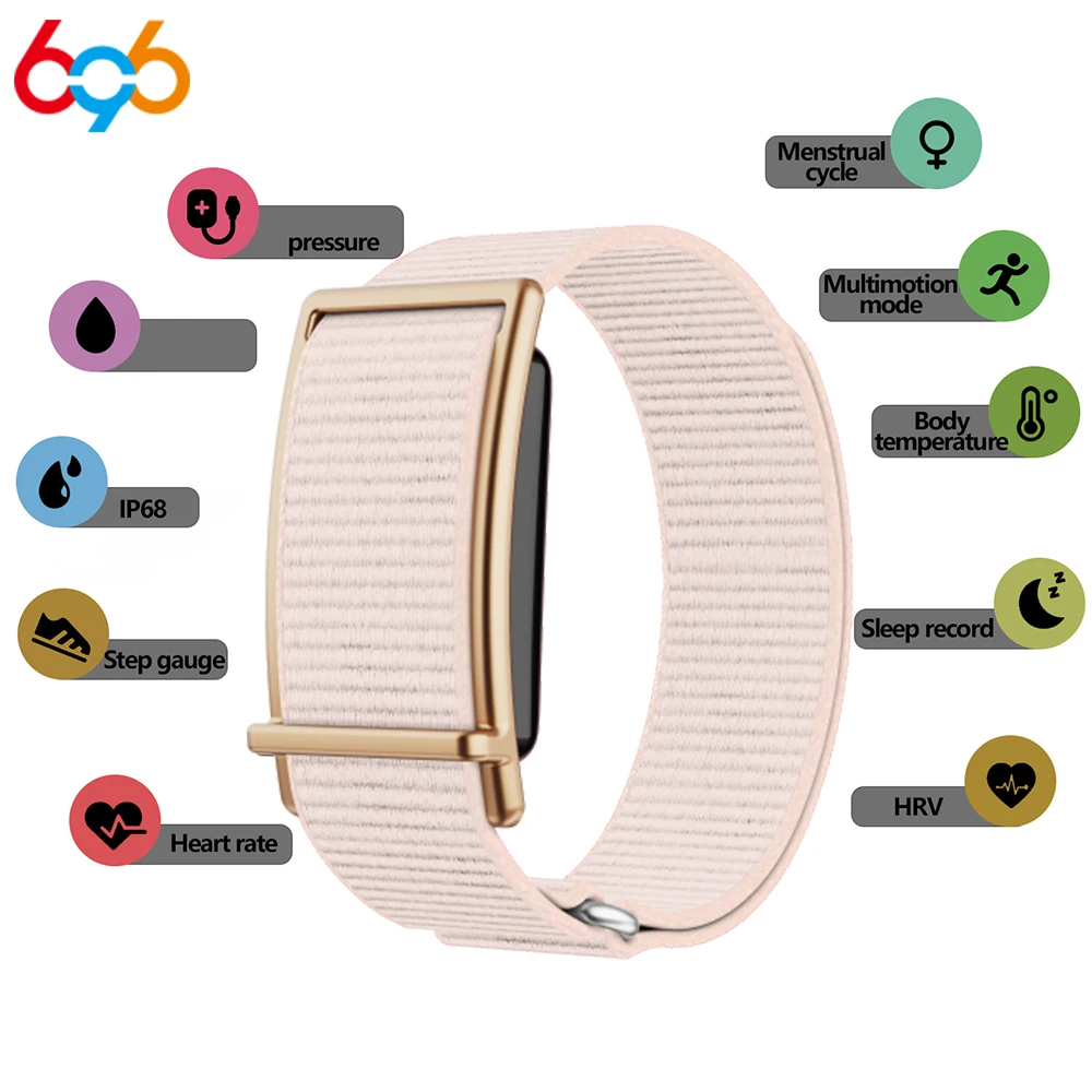 Screenless Smartwatch Women Physiology Functions Men Outdoor Sports Fitness Heart Rate Body Temperature Sleep Monitor Waterproof