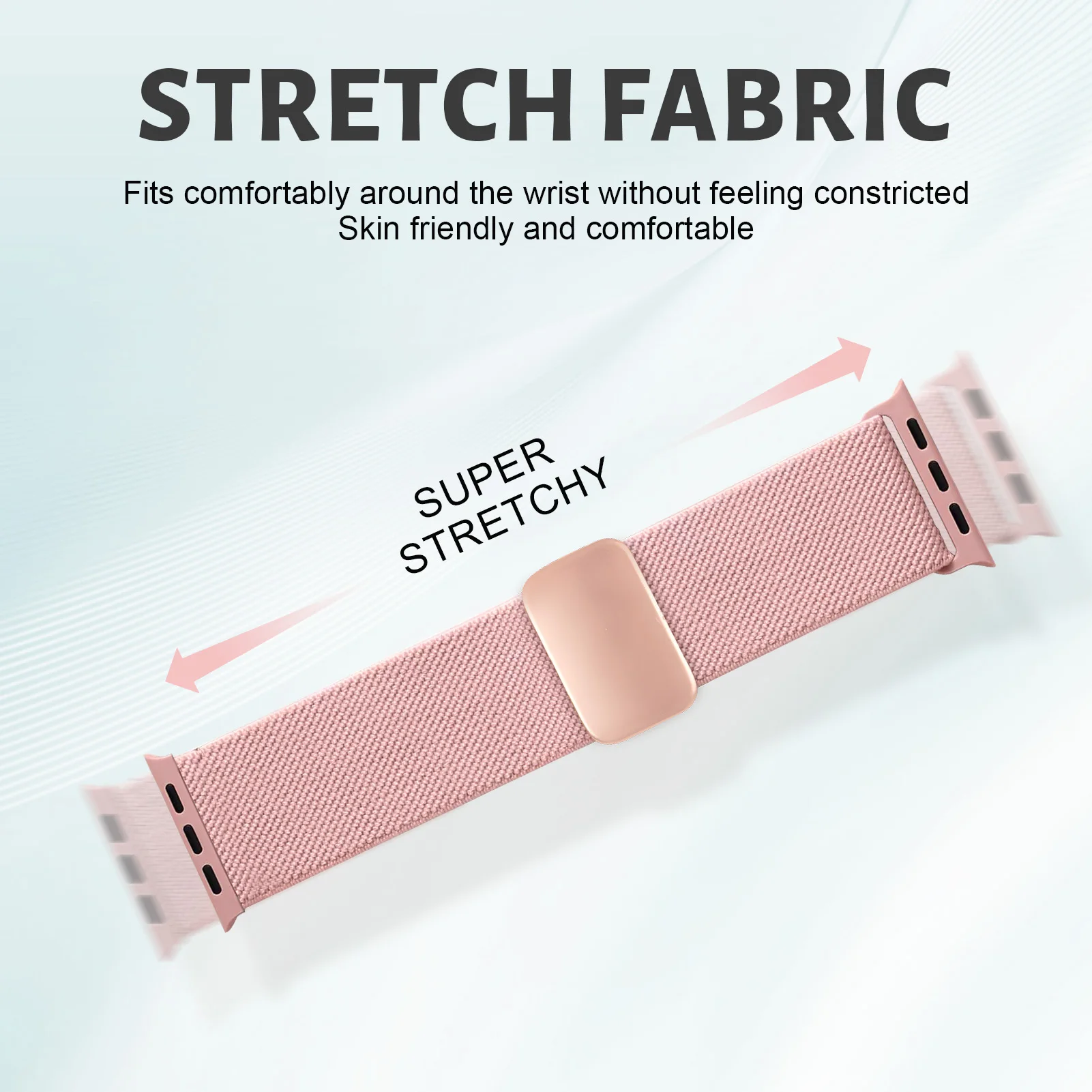 Magnetic Strap For Apple Watch se 40mm Band 44mm 41mm 45mm 49mm 38 42 Scrunchie Nylon correa iwatch ultra Series 3 6 7 8 9 strap