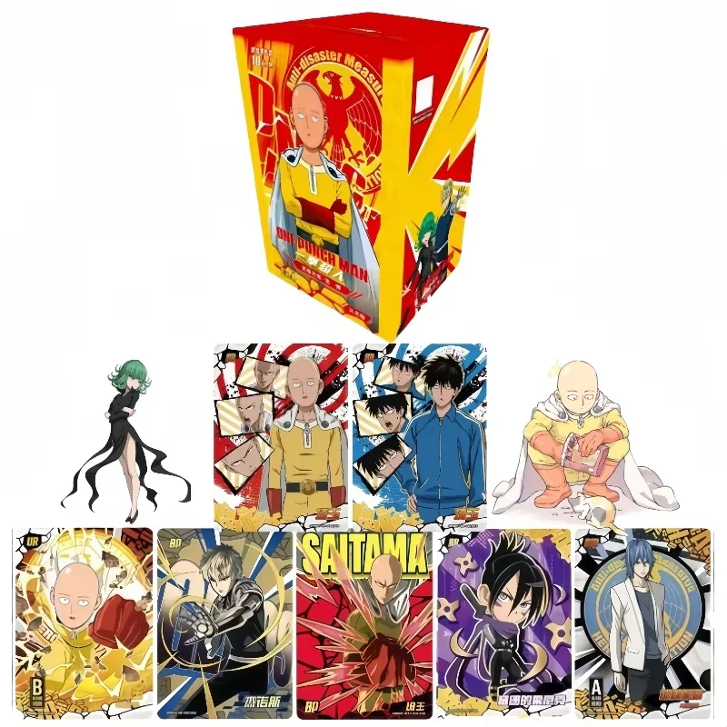 KAYOU One Punch Man Trading Card Hero Namebook Serious Version BP Saitama Genos Anime Battle Collection Cards Kids Toy Gifts