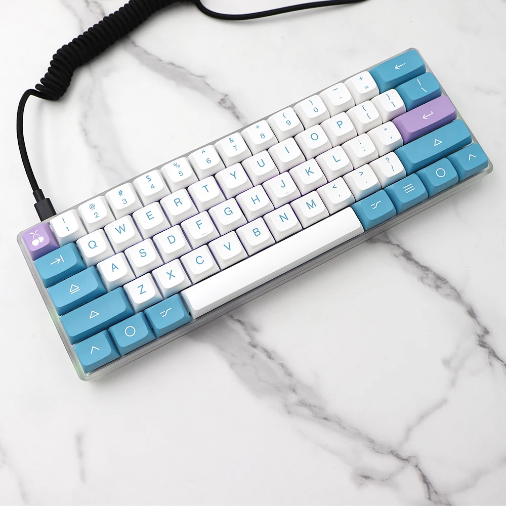 

138 Key Fruit Yogurt Keycap pbt XDA Keycaps For RK61/64/gk61/68/75/84/980/104 GMMK PRO Mechanical Keyboard Cap 7u Split Spacebar