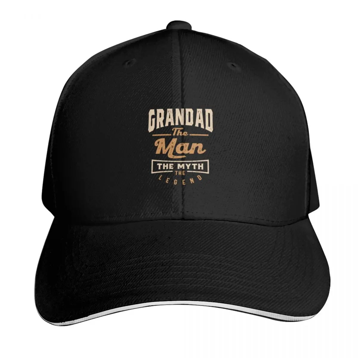 

Grandad The Man The Myth The Legend Baseball Cap Beach summer hat Anime Hat hard hat Men Caps Women's