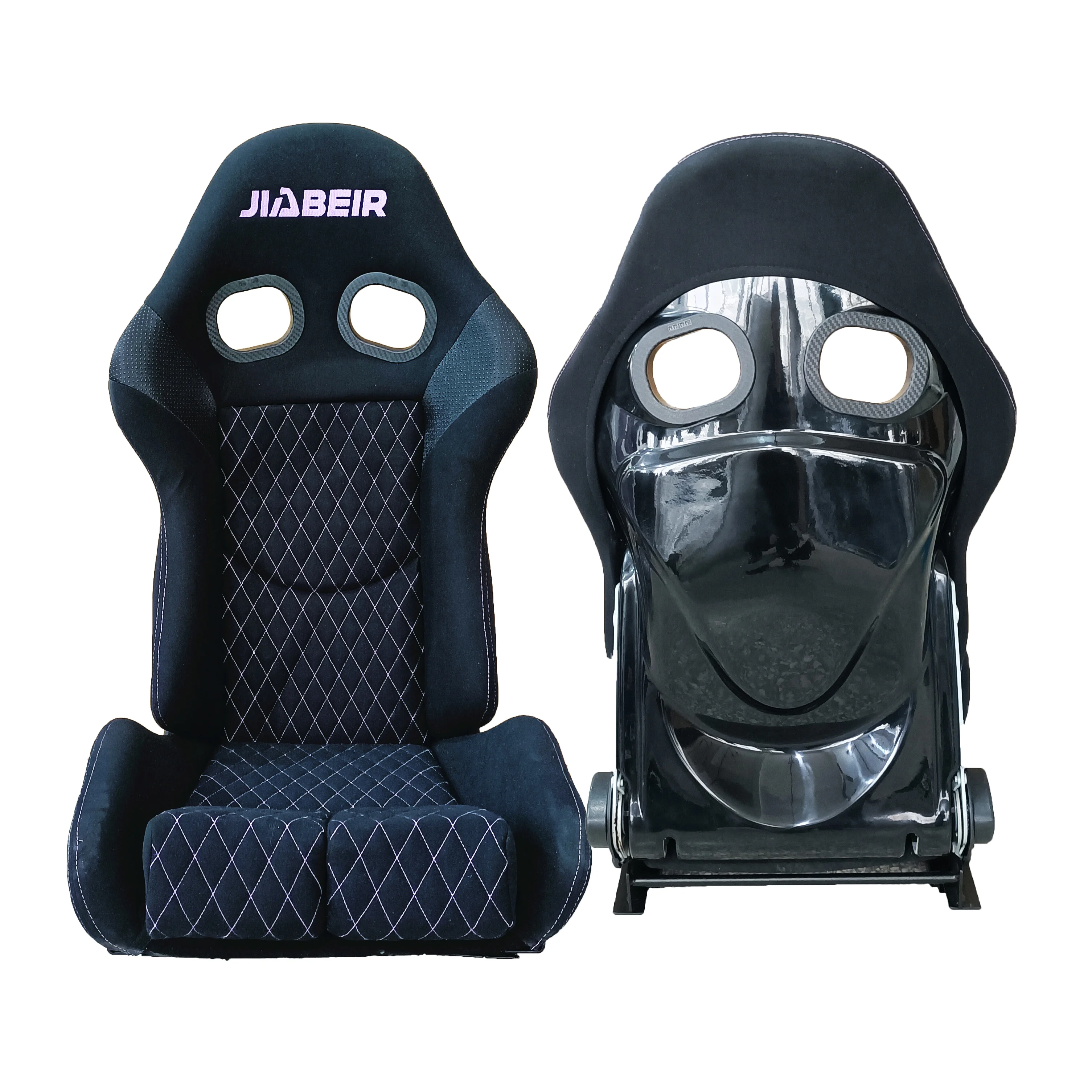 

JIABEIR 9003B Universal Sport Slider Car Vehicles PVC Leather Fabric SIM Bucket Racing Fiberglass Seats Modified Car Seats