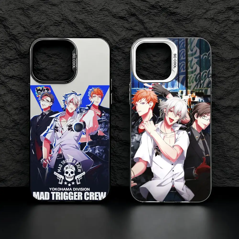 Funda para Teléfono Hypnosis Mic, Compatible con iPhone 11/12/13/14/15/16/17 Pro Max, Funda de TPU Aurora, Delgada, Elegante y Resistente a Impactos