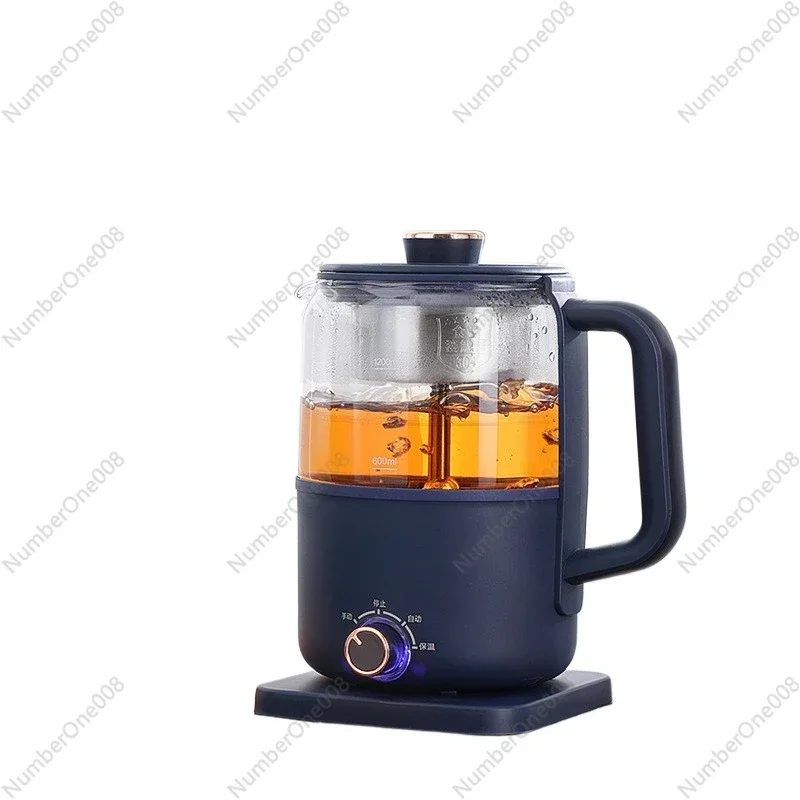 

1.2L Tea Maker Black Tea Pu'er Glass Steam Teapot Automatic Thermal Insulation Steam Boiling Tea Pot Health Pot Heating Pot 220V