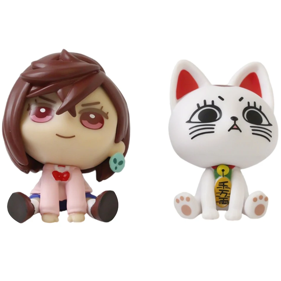 أنيمي الشكل 4 قطعة الطريق السريع الجدة Ayase مومو Okarun لطيف Q طبعة عمل نموذج لجسم تمثال الديكور سيارة دمية لعبة المشجعين الهدايا