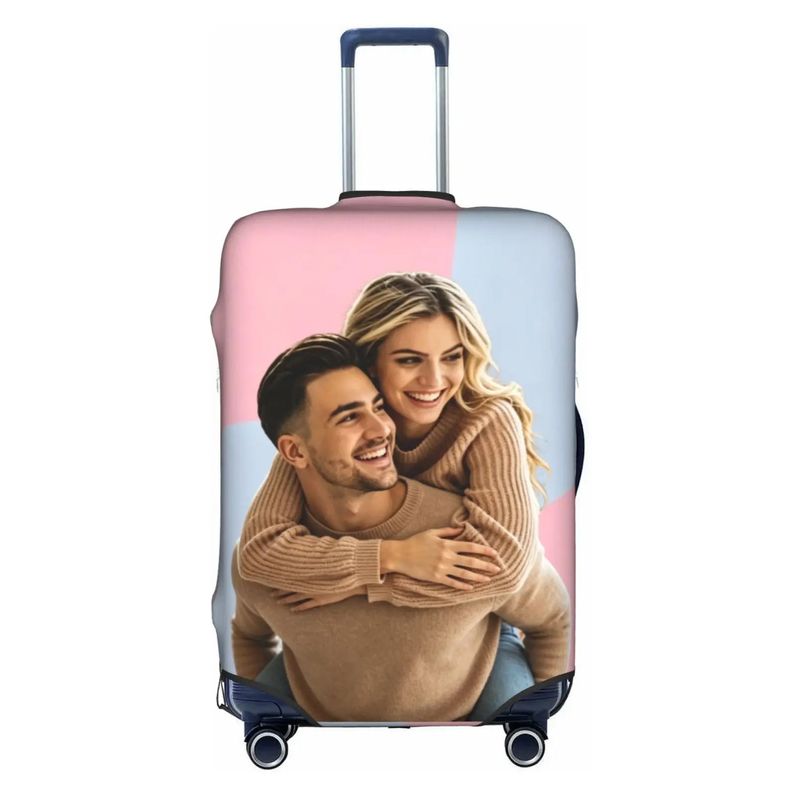 Custom Customize Logo Luggage Cover Elastic Your Design Here Travel Suitcase Protective Covers Suit For 18-32 inch