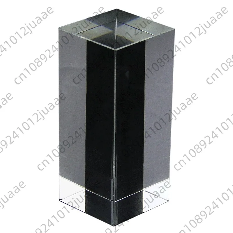 30mm/50mm/Cuboid Crystal Cube Artificial Crystal Creative Photo Prism Transparent, No Colors And Rainbows