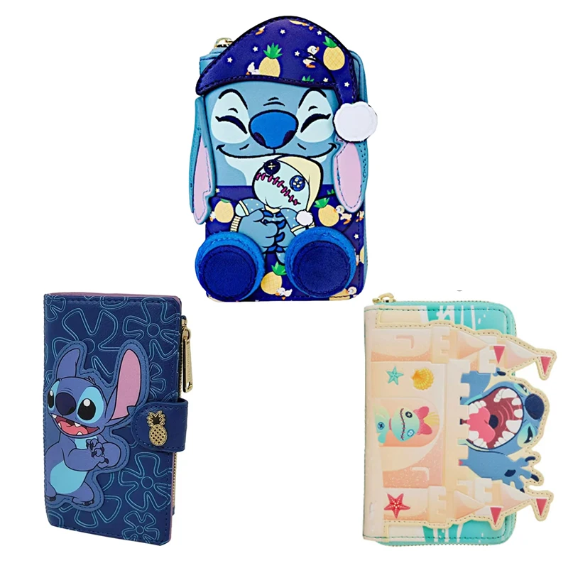 

Lilo & Stitch Series Stitch Cosplay Mini Backpack Wallet Snap Flap Clutch