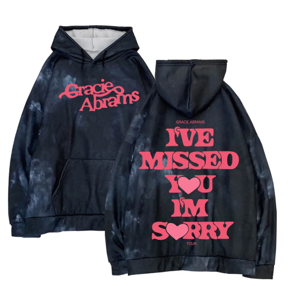 2024 I Miss You I'm Sorry Good Riddance Gracie Abrams Tie Dye Hoodie Sweatshirt Gracie Abrams Hoodies