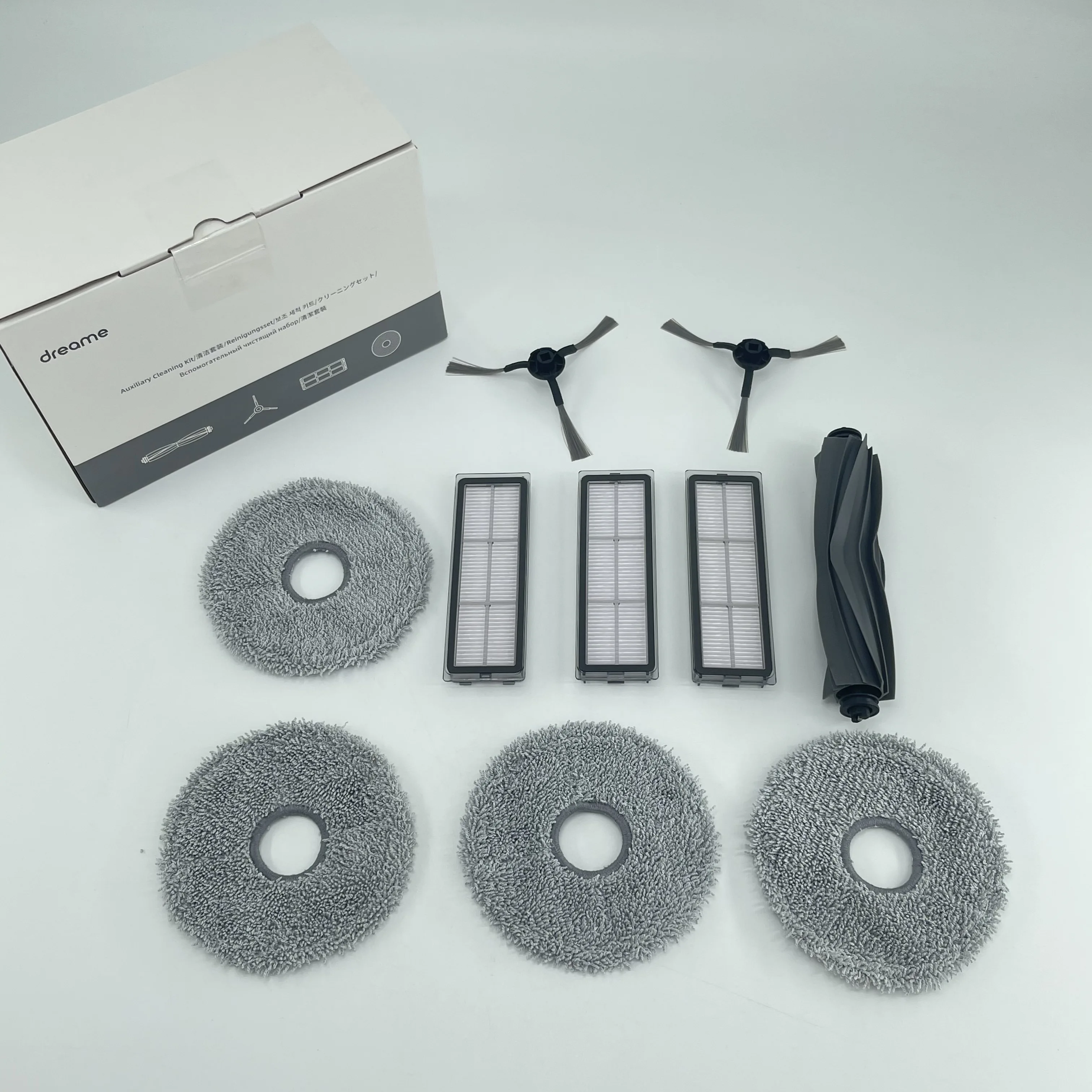 Dreame Bot L10s Pro odkurzacz Robot oryginalne akcesoria części, szczotka główna/szczotka boczna/pokrywa/filtr/Detergent/szmata