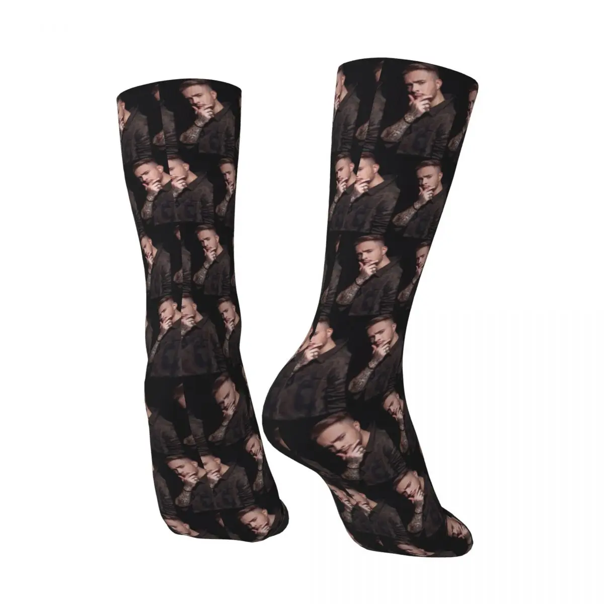 All Seasons Custom Egor Kreed Russian Rapper Socks Harajuku Crew Socks Sweat Absorbing Stockings for Men Women