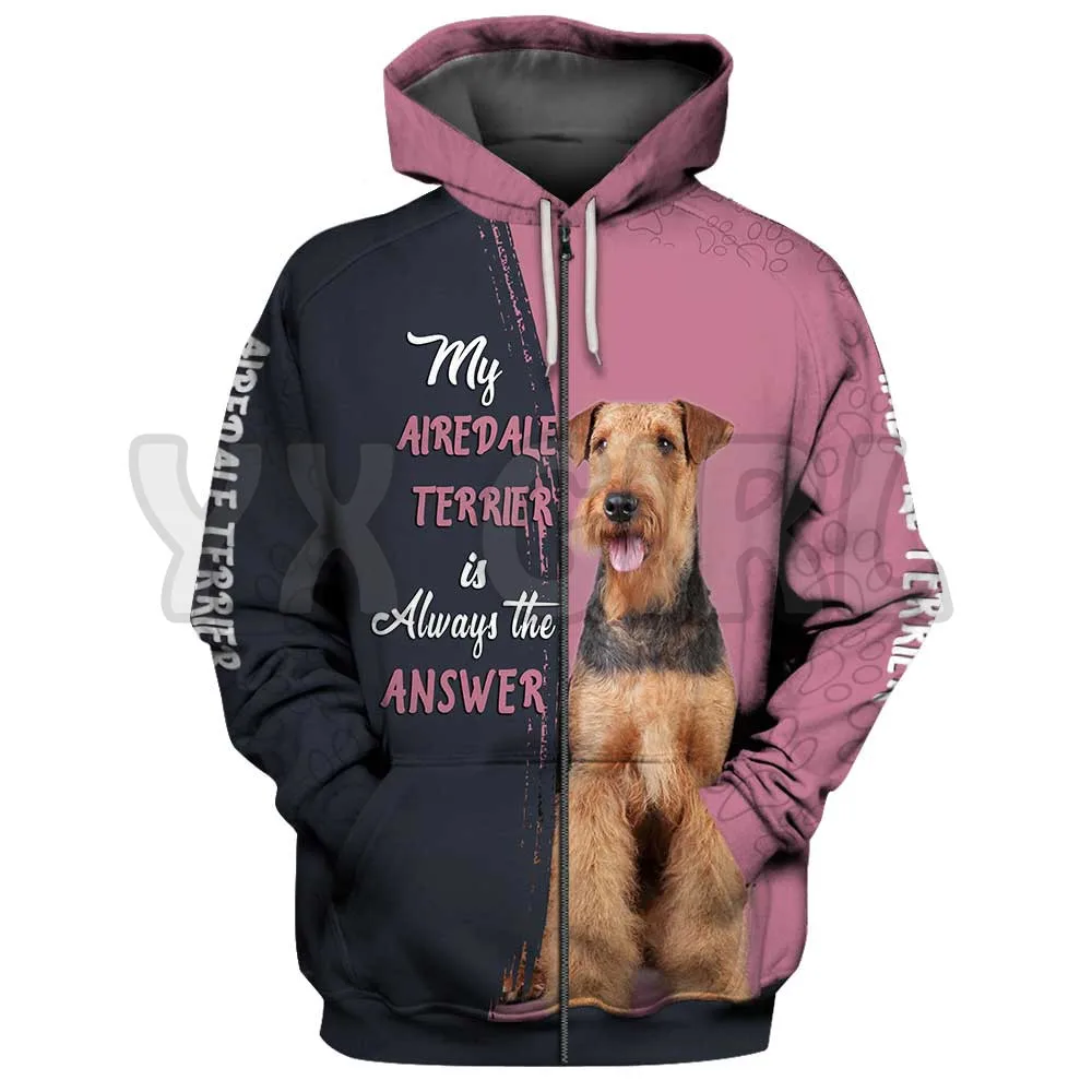 My Beagle jest zawsze odpowiedzią 3D bluzy z nadrukiem mężczyźni dla kobiet Unisex swetry bluza z kapturem na zamek Casual Street dres