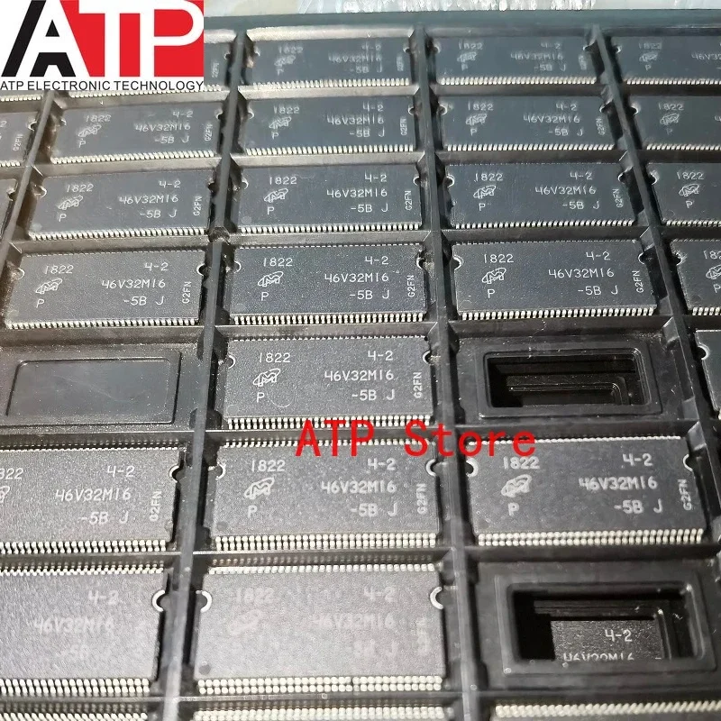 10PCS/LOT New Original MT46V32M16P-5B:J MT46V32M16P 46V32M16 TSOP-66 DRAM DDR CHIP IC 512M 32MX16 TSOP66