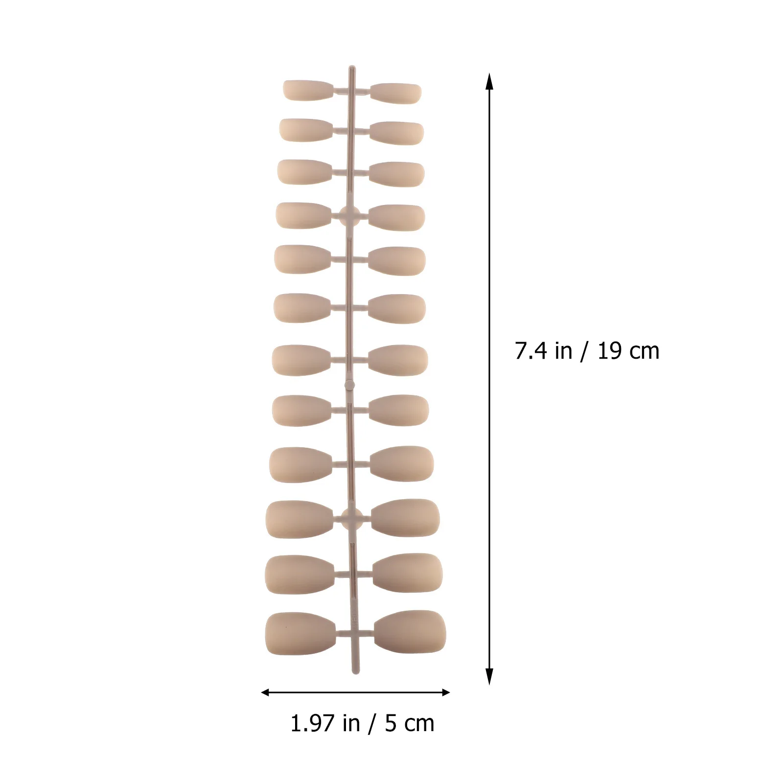 مجموعة واحدة من الأظافر الصناعية الطويلة للنساء، مجموعة فنية للأظافر المزيفة الأنيقة، أطراف أظافر رائعة على شكل مثالي لملابس النادي الليلي في عيد الميلاد والهالوين