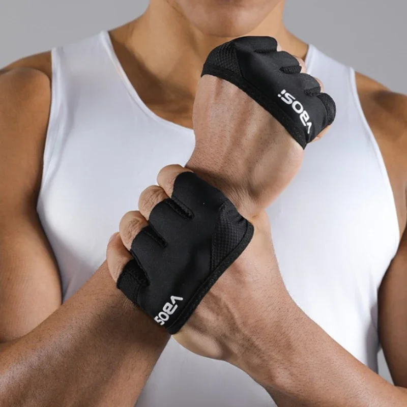 Four Finger Gloves Female Male Anti-callus Pilates Aerial Yoga Sports Fitness Non-slip Breathable Half-finger Gloves
