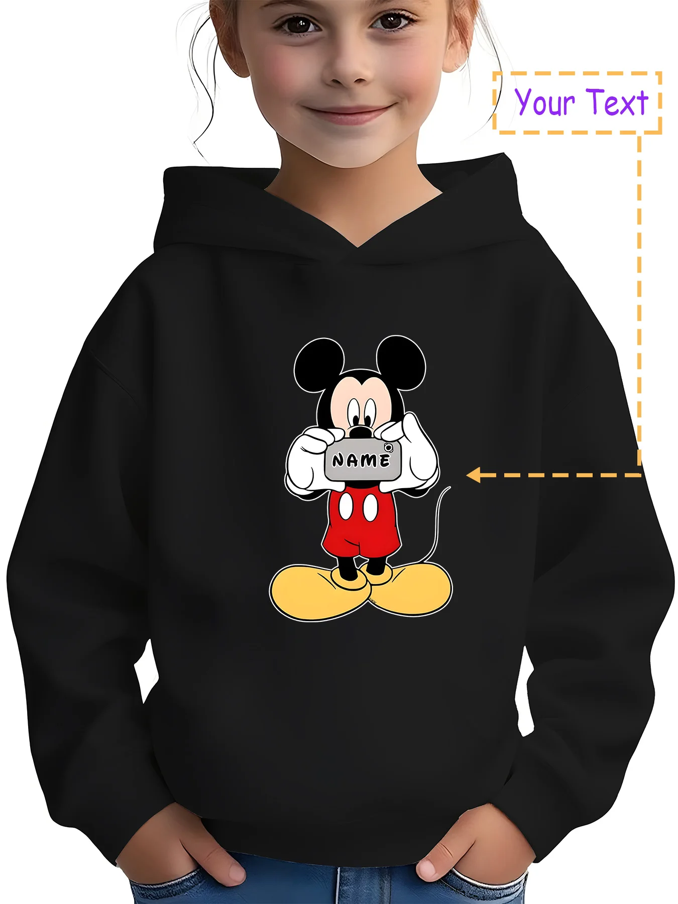 

MINISO Disney Jack Skull Hoodie - Dark Jack print, perfect for Halloween and theme parties, customizable name, unlocking mysteri