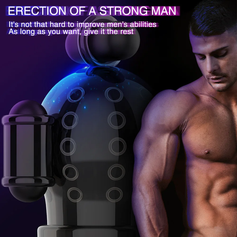 Penis Exerciser Glans Trainer Male Masturbator Automatic Masturbation Cup Penis Pump Pocket Pussy Sextoy Dildo Penis Penetration