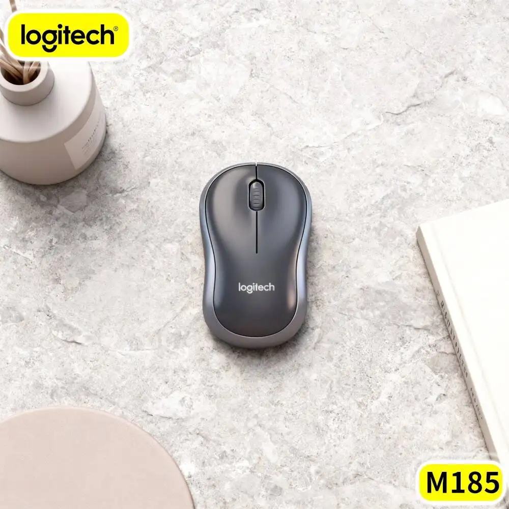 Logitech M185 Teen Online Learning Material Collect Mouse Wireless Easy Cursor Control For Study Task
