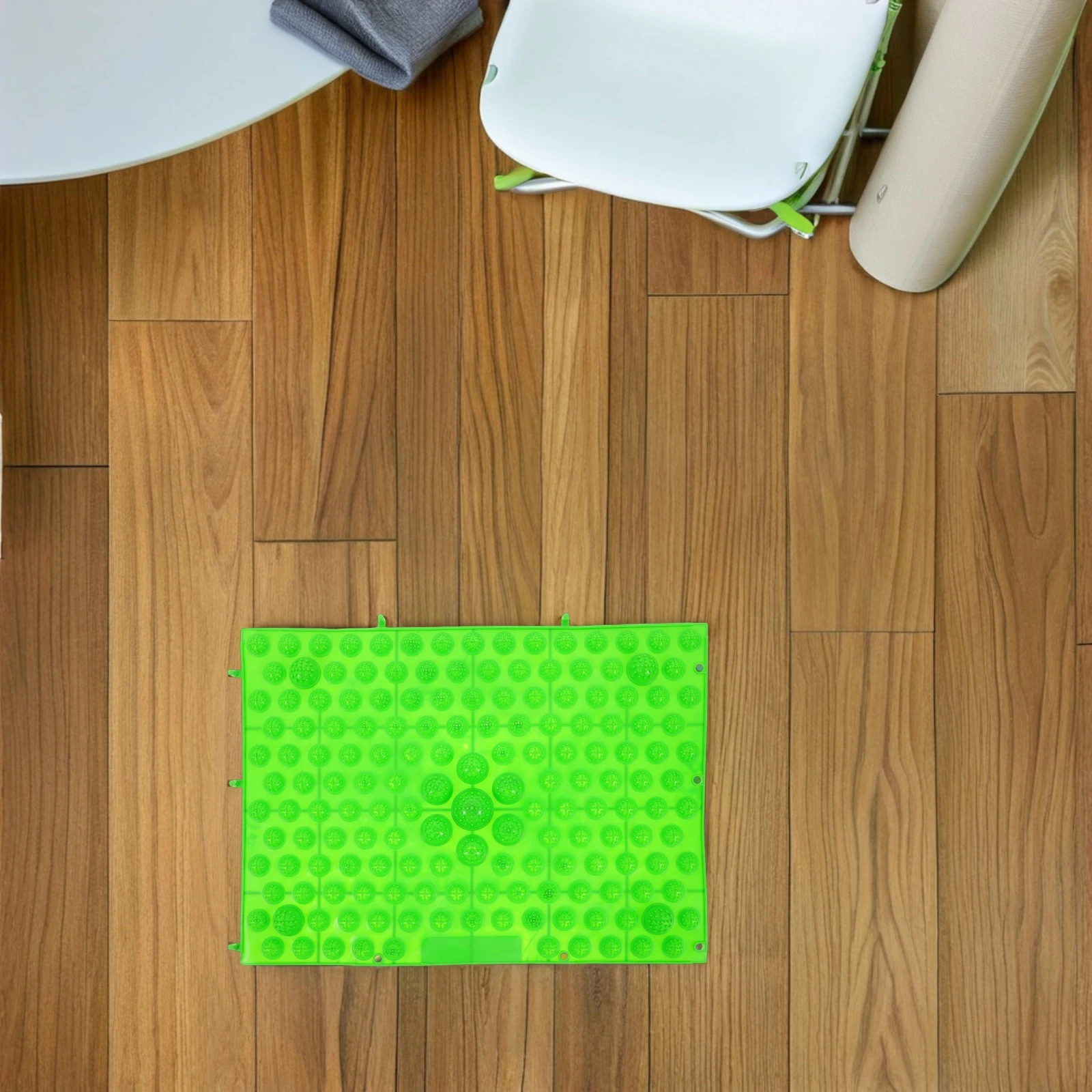 

Green Foot Massage Plate Reflexology of Elastic Tpe Foldable Non-Slip Design Stimulate Blood Circulation Relieve Foot