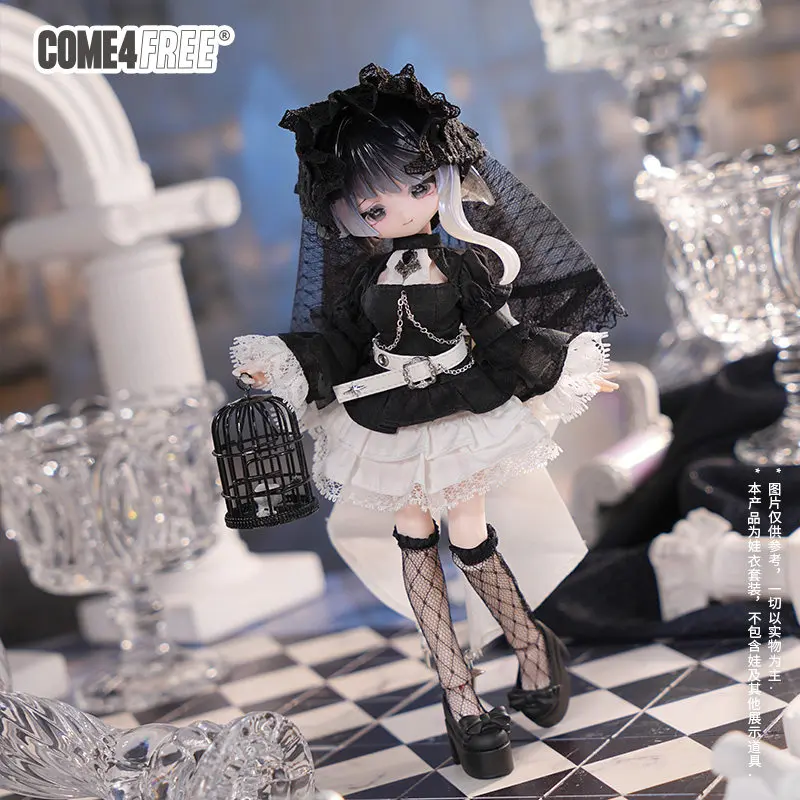 COME4FREE Fairy Tale Series Revelation 1/8 BJD Doll Clothes Dress Set Outfit for 1/8 Scale Dolls Cute Collectible