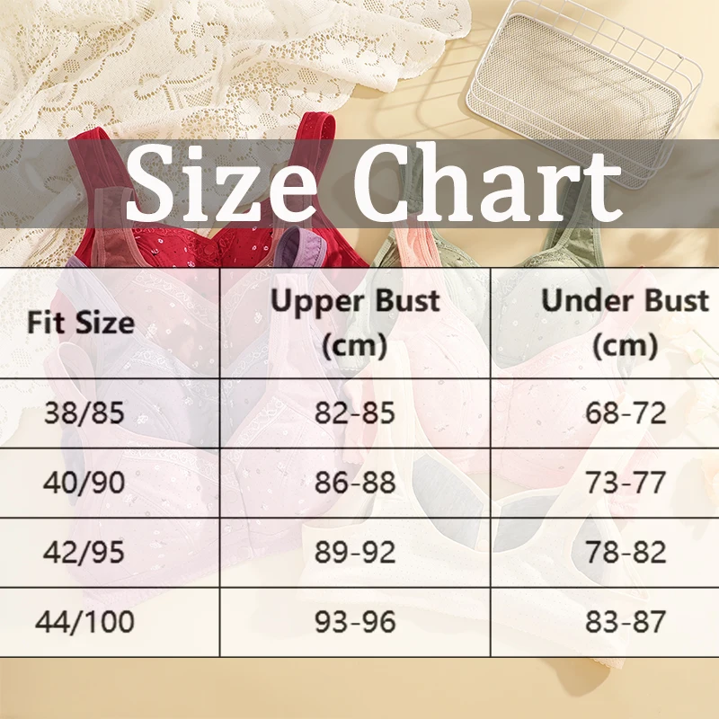 1Pcs Mother Front Opening Bra Pure Cotton Bra Plus Size Gathering Underwear Women\'s Thin Bra Without Steel Ring Vest Style Bra