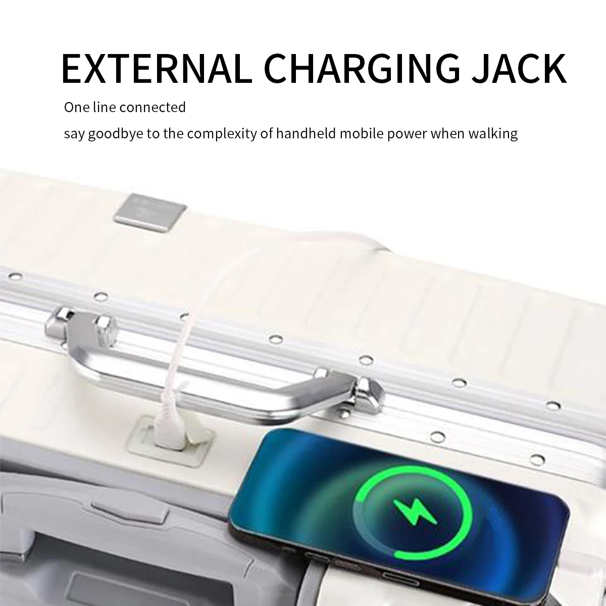 حقيبة الأمتعة نموذج جديد سعة كبيرة صندوق كلمة المرور المتين حقيبة سفر للطلاب حقيبة تروللي بعجلات عالمية حقيبة جلدية #2