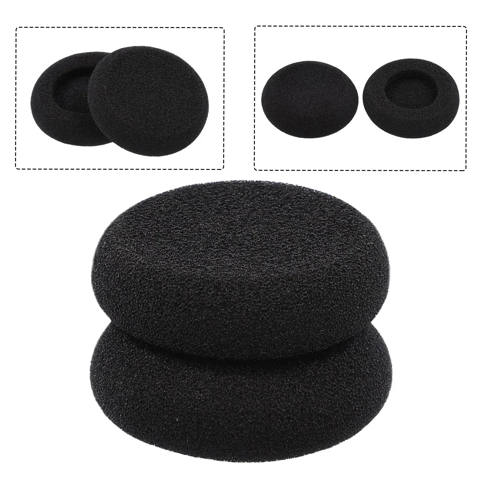 Almofada de fone de ouvido de espuma para fones de ouvido com almofadas extra grossas acessórios de substituição de fone de ouvido