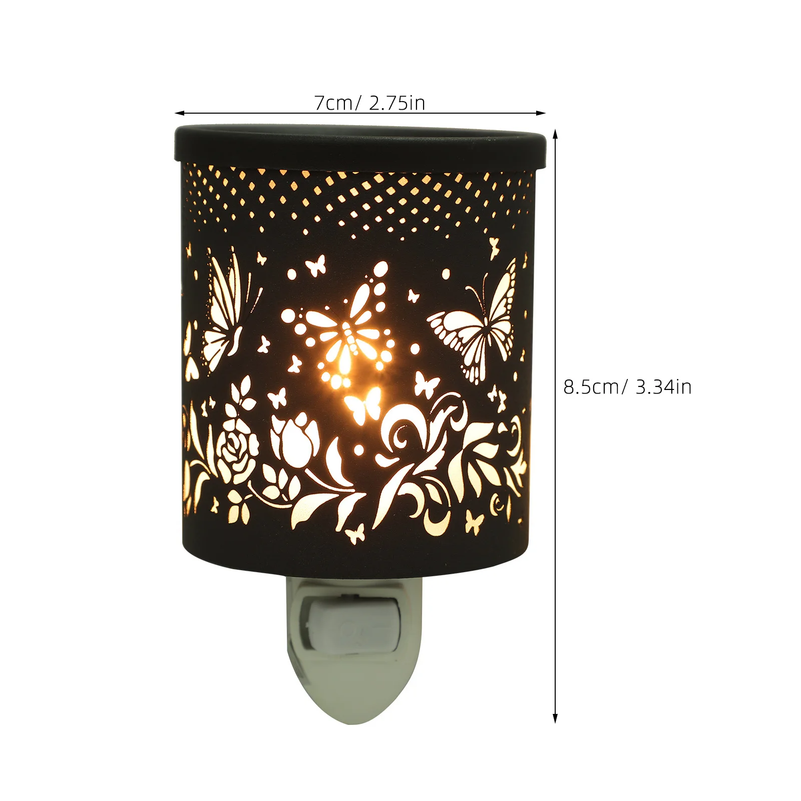 Aroma cera luz noturna plug-in lâmpada de derretimento de cera para uso doméstico difusor de fragrância interior multifuncional decorativo aromaterapia
