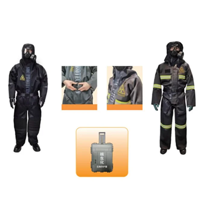 Nuclear Radiation Proof Coverall Ionizing  Suit Radioactive Aerosols Fire Rescue  Lead-free