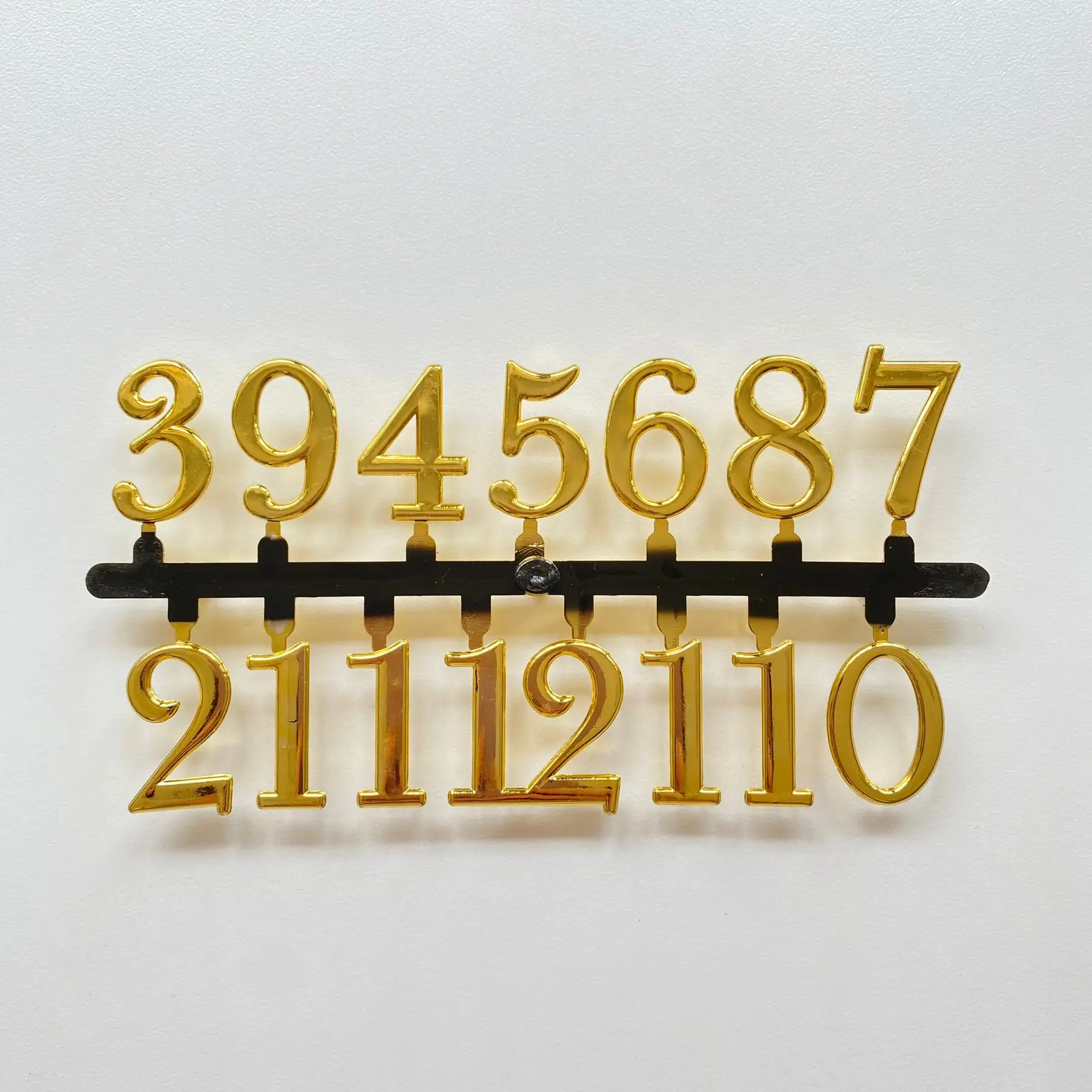 Gold Clock Numerals 2.8CM Figure for Quartz Wall Clock Digit Accessories DIY Repair Clockwork