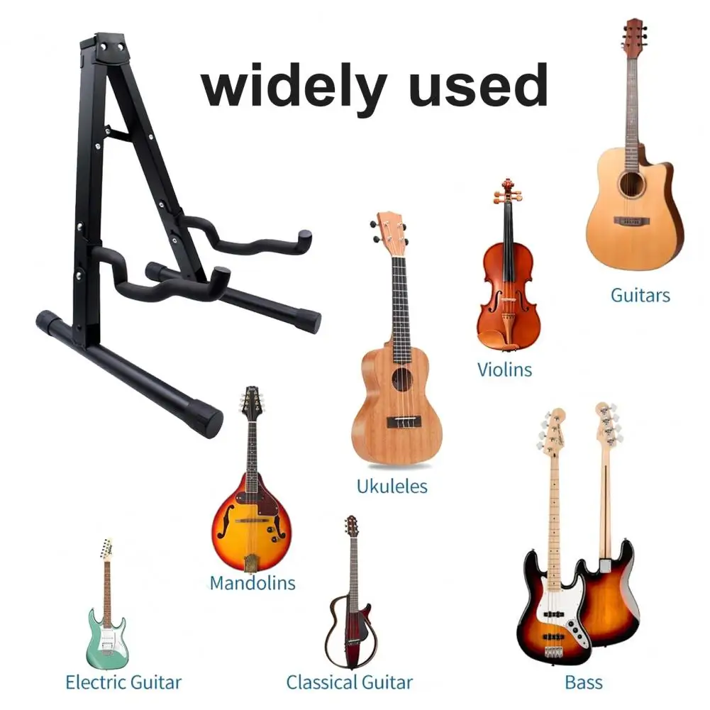 

Portable Guitar Stand Portable A-frame Guitar Stand Stable Structure Non-slip Rubber Foam Arm for Acoustic/electric